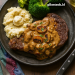 saus mushroom creamy