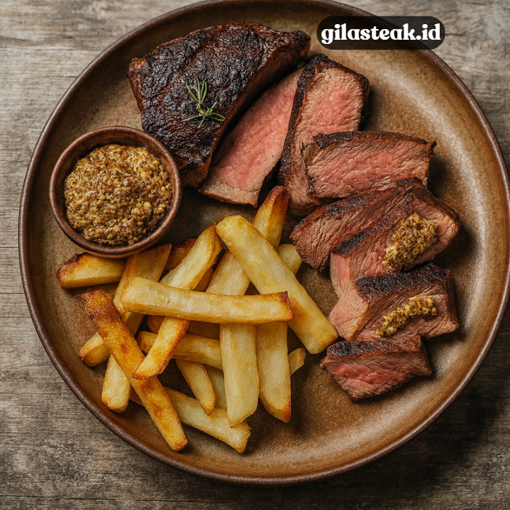 You are currently viewing Resep Steak Sapi Juicy ala Restoran, Empuk dan Bikin Ketagihan!