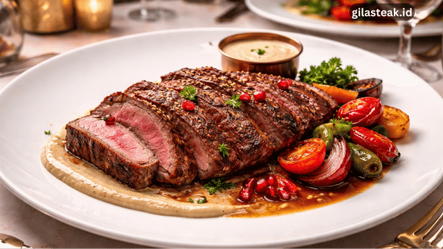Read more about the article Kelezatan Steak Daging Unta Khas Timur Tengah Bikin Penasaran!